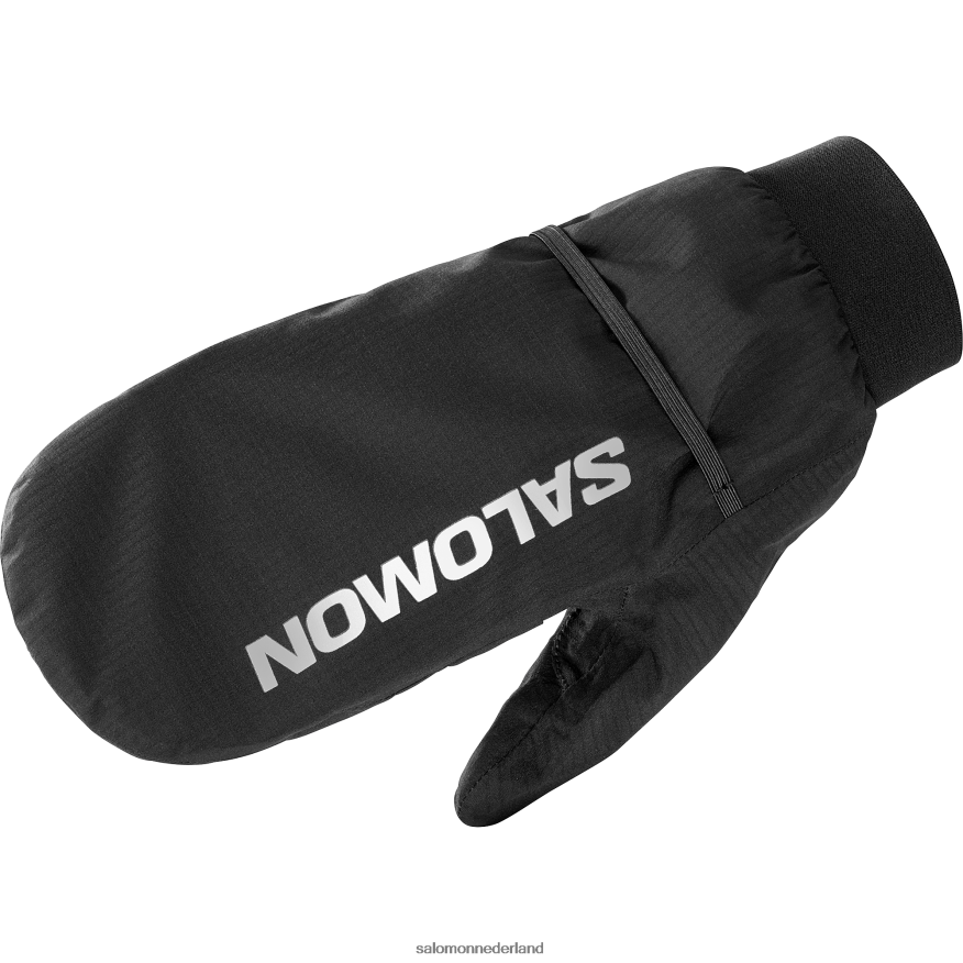 herenhandschoenen - bonatti waterdicht diepzwart/reflecterend houtskool NTFJN6470 Salomon