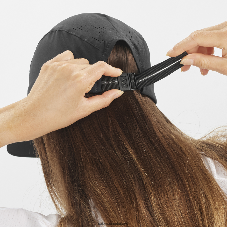 herenpet - kruis compact diep zwart NTFJN6459 Salomon