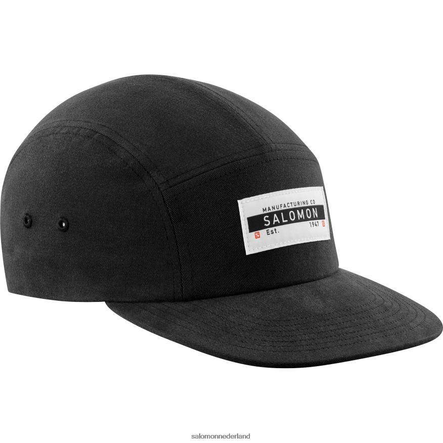 herenpet - vijf panelen zwart NTFJN6450 Salomon
