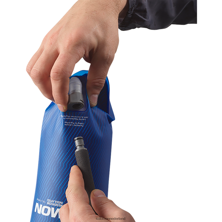 drinkaccessoires voor heren - zacht reservoir 1,6 l geïsoleerd Helder blauw NTFJN6384 Salomon