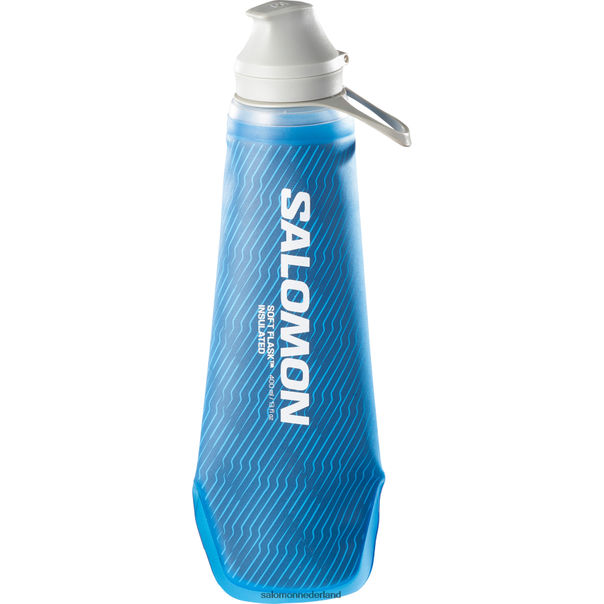 hydratatieaccessoires voor heren - zachte fles 400 ml/13 oz geïsoleerd 42 Helder blauw NTFJN6387 Salomon
