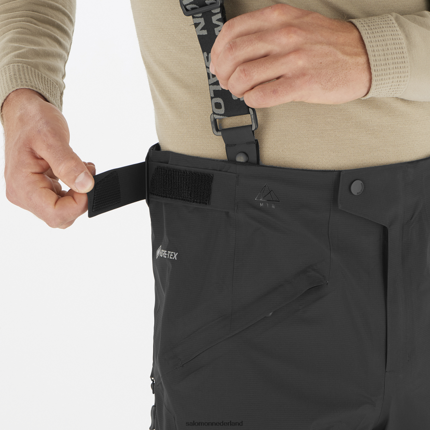 herenbroek - mtn gore-tex diep zwart NTFJN6256 Salomon