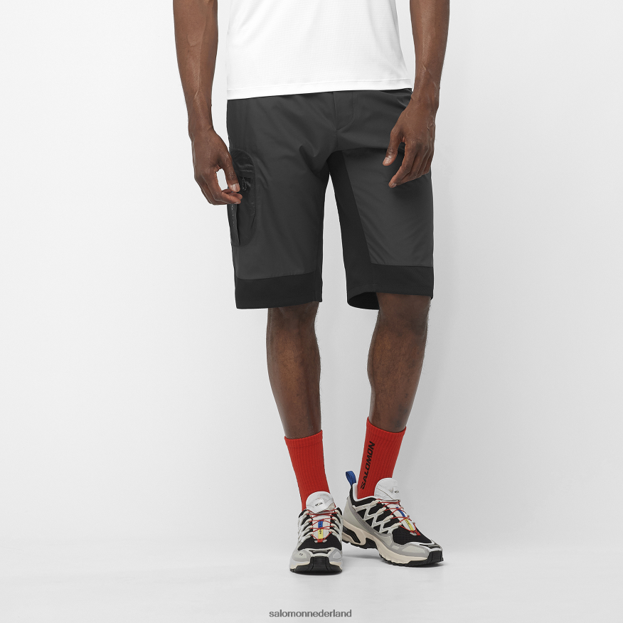 herenshorts - equipe diep zwart NTFJN6260 Salomon