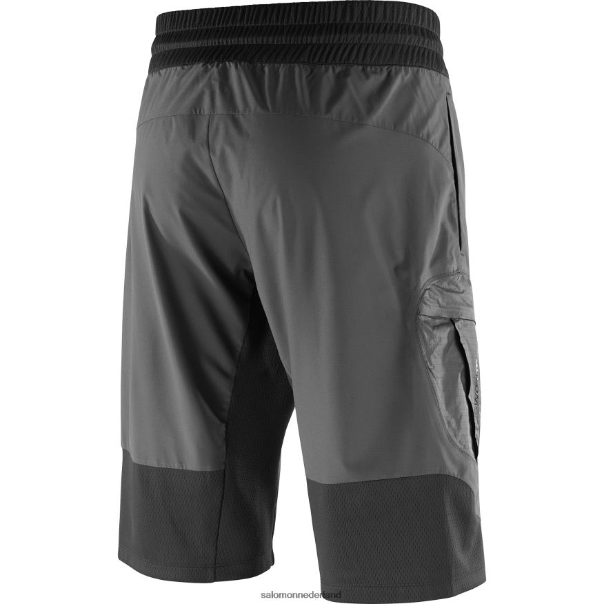 herenshorts - equipe diep zwart NTFJN6260 Salomon