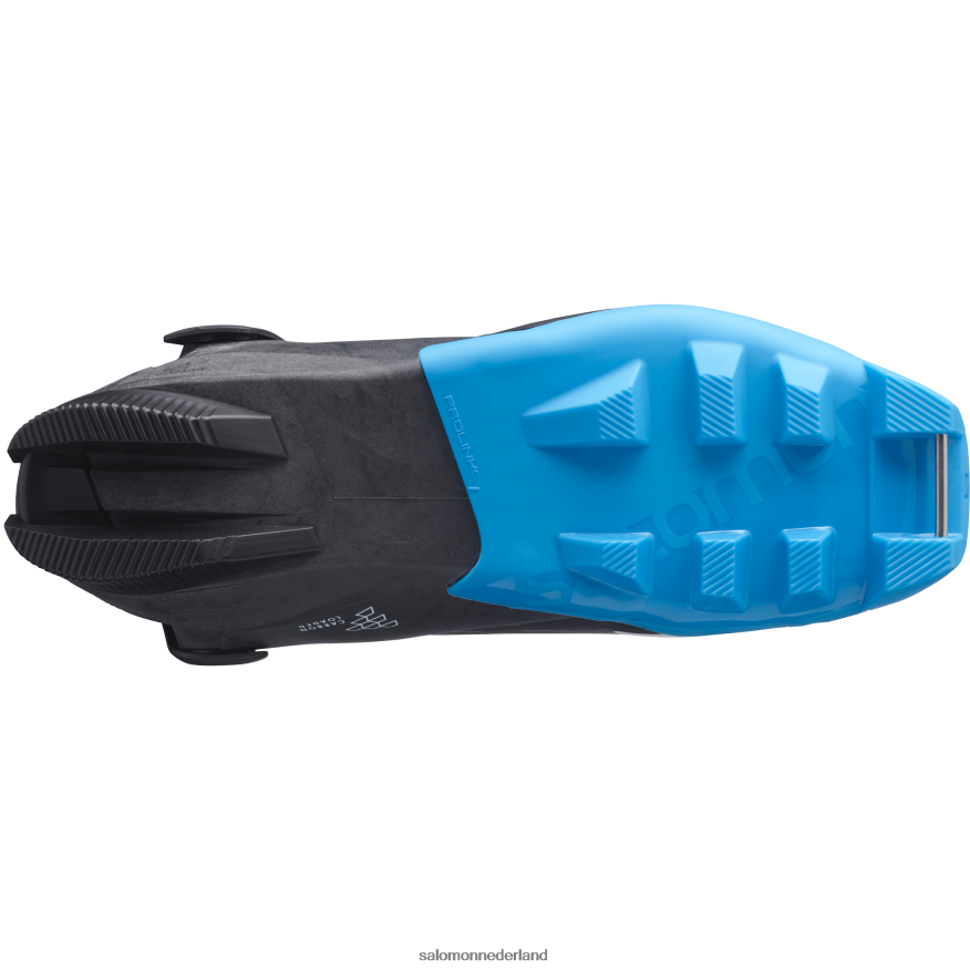 nordic skatelaarzen voor heren - s/max carbon skate mv zwart/procesblauw NTFJN6690 Salomon