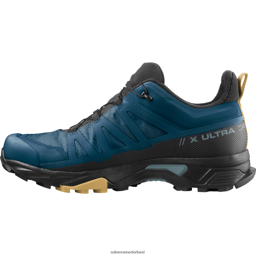 heren wandelschoenen - x ultra 4 gore-tex legioenblauw/zwart/herfstblad NTFJN617 Salomon