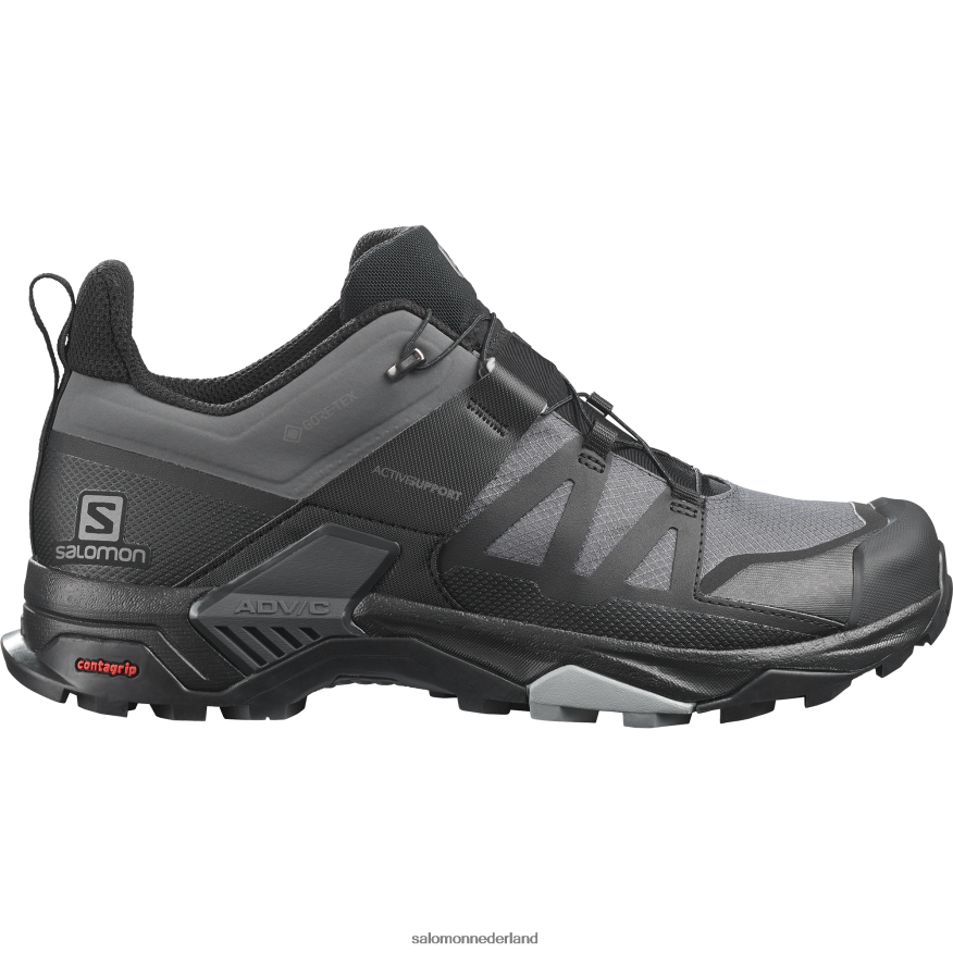 heren wandelschoenen - x ultra 4 gore-tex magneet/zwart/monument NTFJN613 Salomon