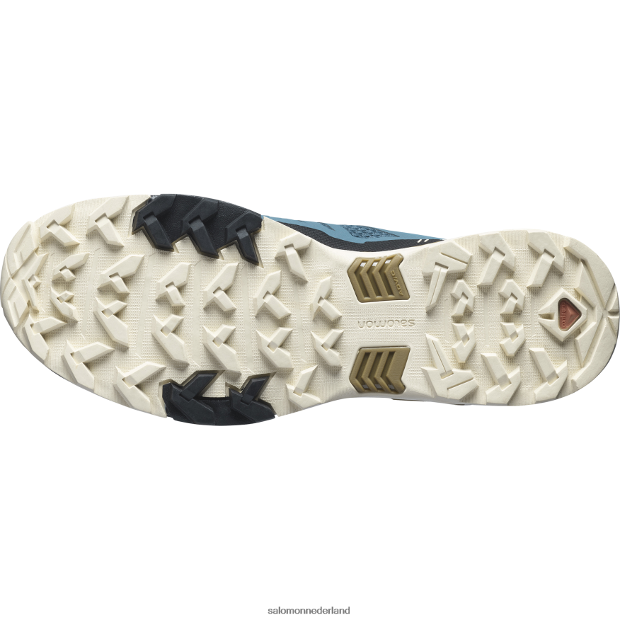 heren wandelschoenen - x ultra 4 wilde eend blauw/gebleekt zand/bronsbruin NTFJN625 Salomon