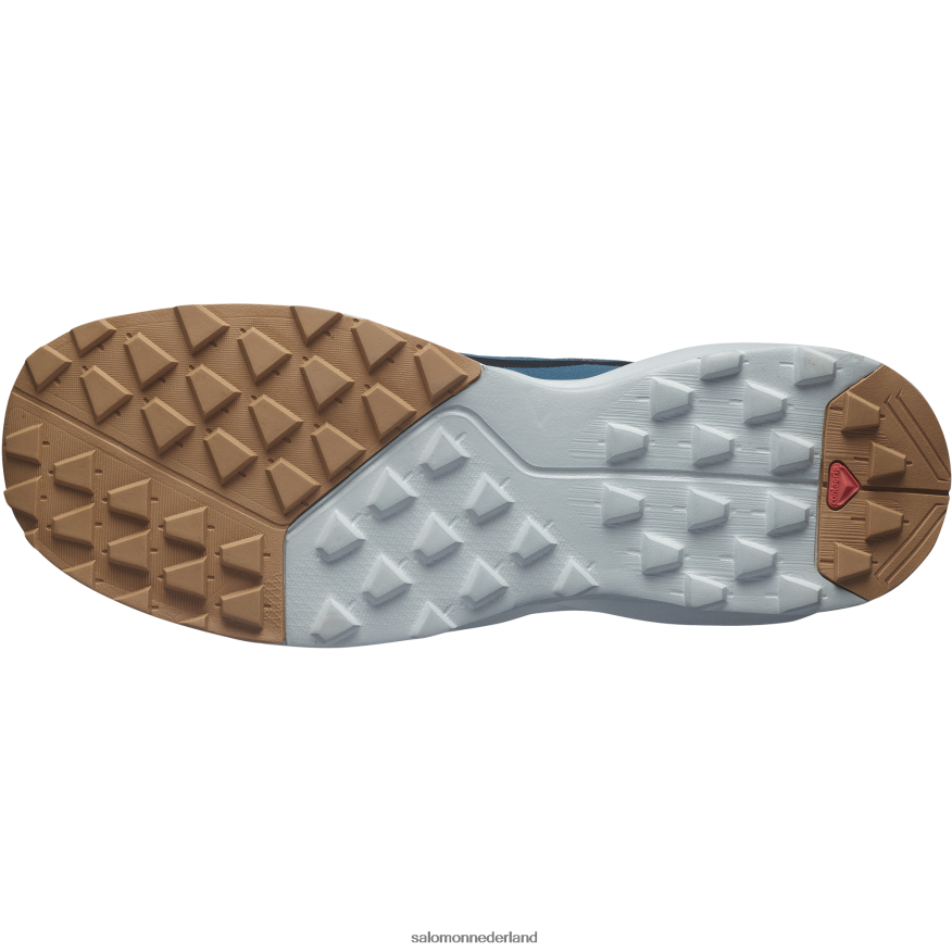 herenwandelschoenen - patrouille magneet/parelblauw/tabaksbruin NTFJN646 Salomon