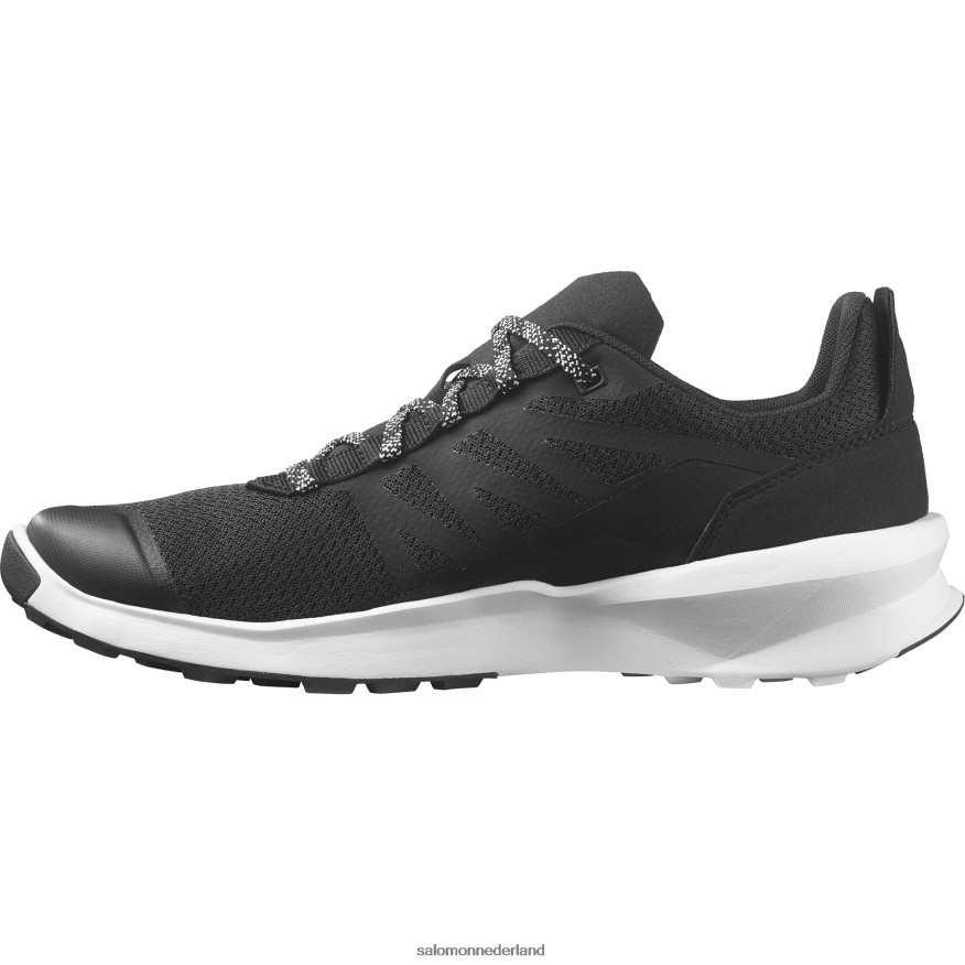 herenwandelschoenen - patrouille zwart wit NTFJN647 Salomon