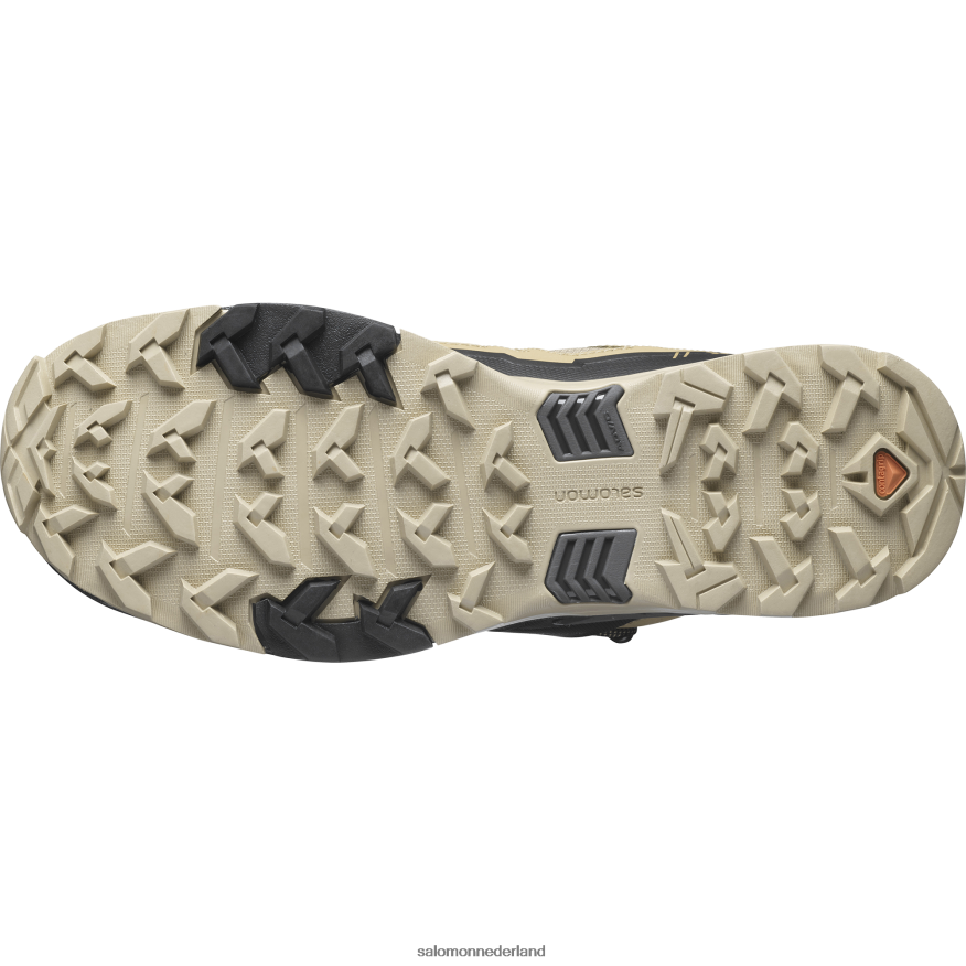 herenwandelschoenen - x ultra 4 mid gore-tex kelp/zwart/safari NTFJN612 Salomon