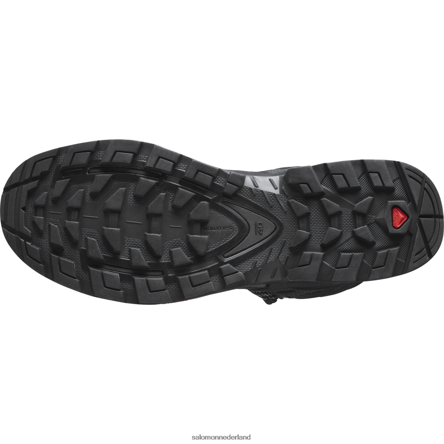 leren heren wandelschoenen - quest 4 gore-tex olijfnacht/turf/safari NTFJN65 Salomon