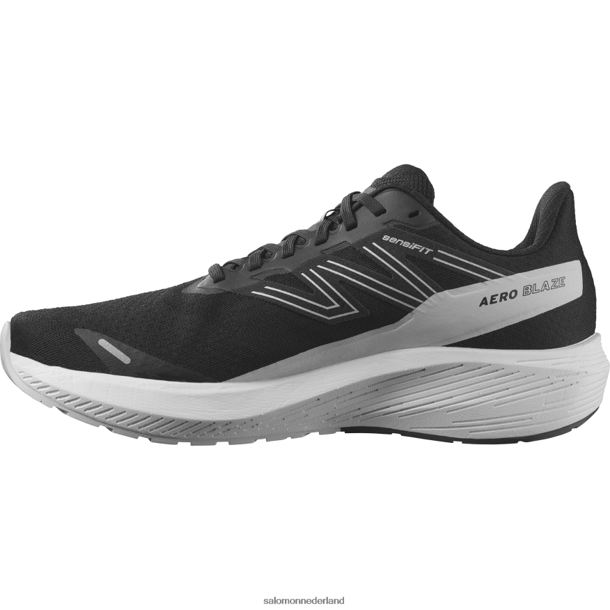 hardloopschoenen voor heren - aero blaze zwart/wit/maansteen NTFJN61067 Salomon