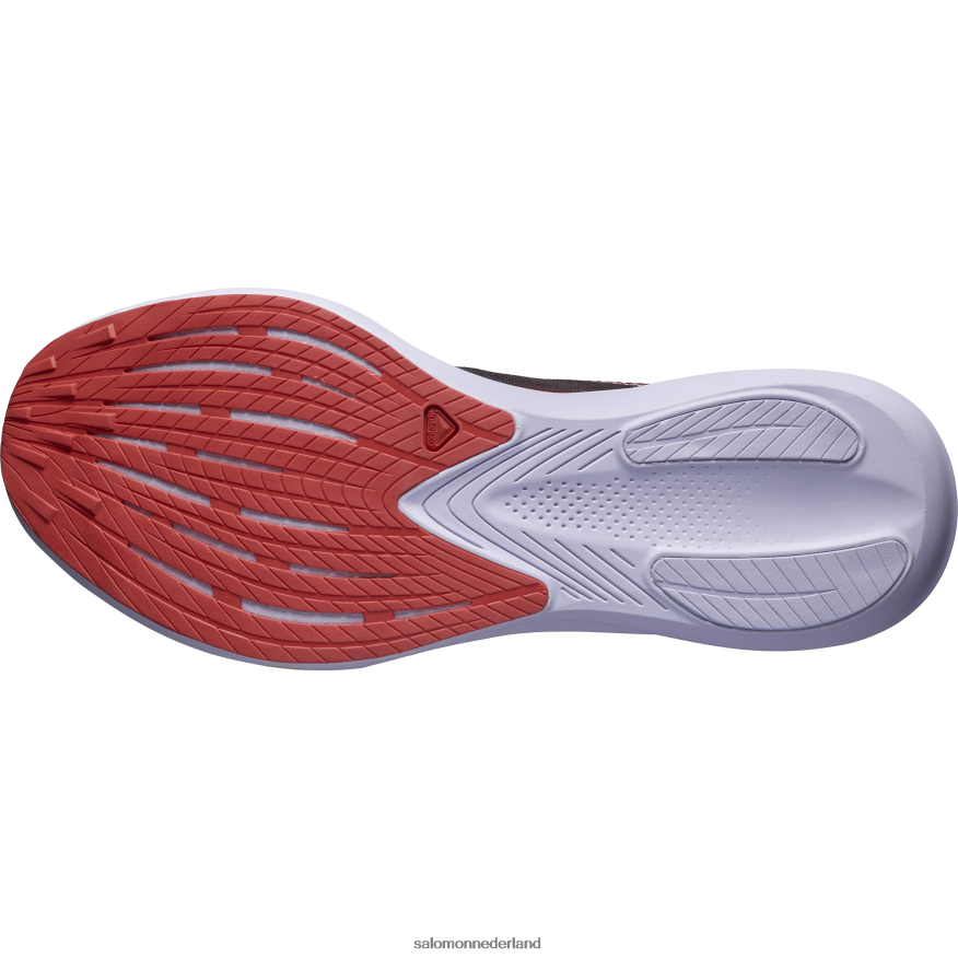 hardloopschoenen voor heren - fantasie fietsen rood/paars gemêleerd/levendig oranje NTFJN61072 Salomon