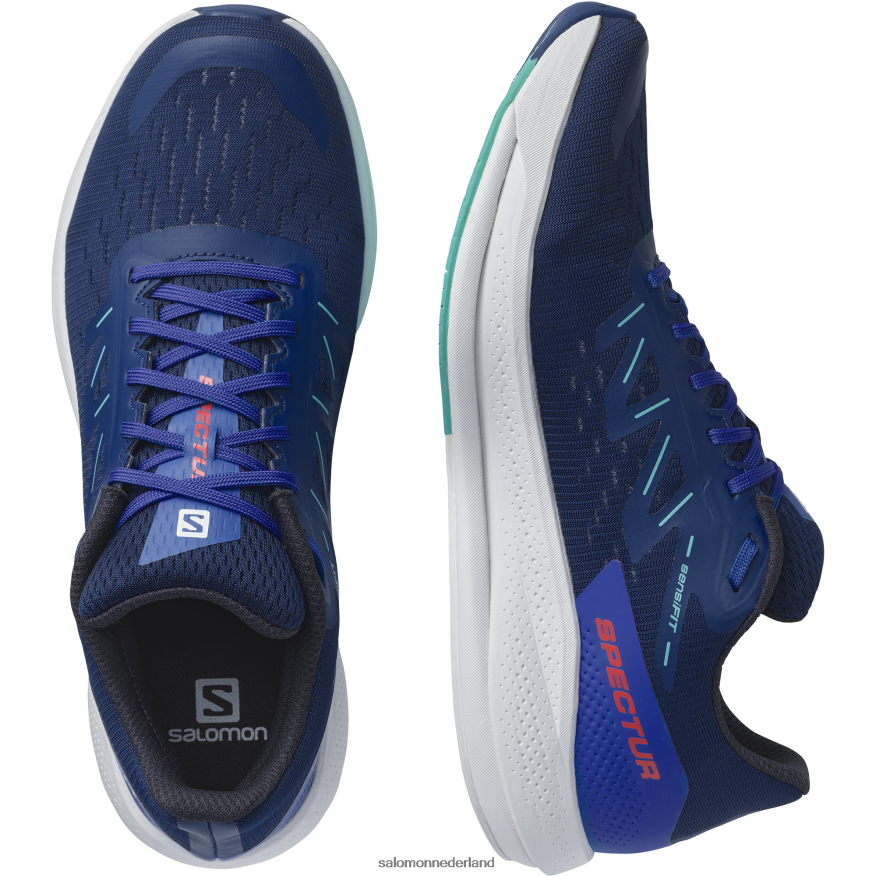 hardloopschoenen voor heren - spectur estate blauw/oogverblindend blauw/mintblad NTFJN61076 Salomon