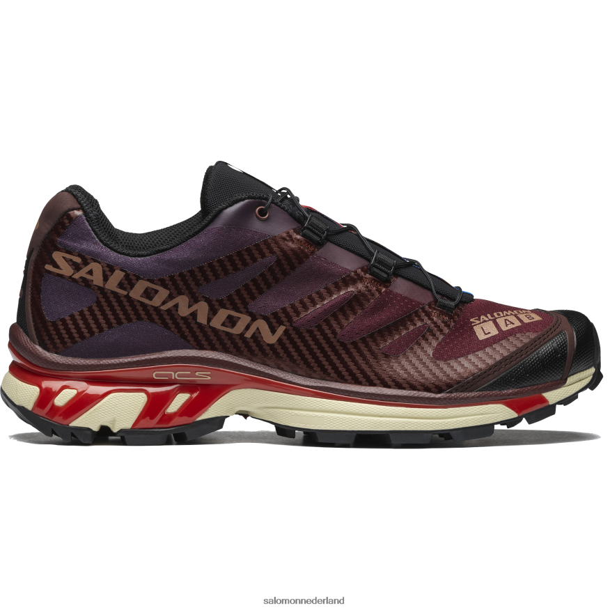 sportschoenen voor heren - XT-4 bittere chocolade/mokkamousse/vurig rood NTFJN6219 Salomon