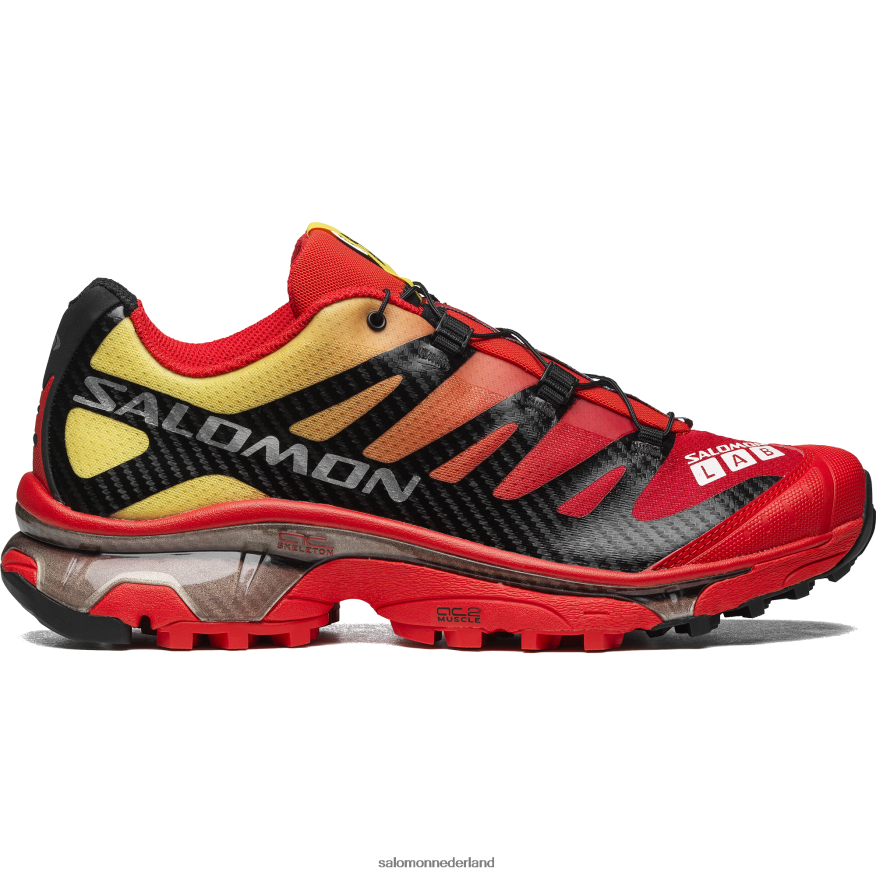 sportschoenen voor heren - XT-4 og vurig rood/zwart/rijksgeel NTFJN663 Salomon