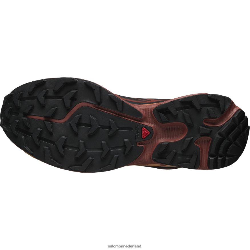 sportschoenen voor heren - XT-6 zwart/chocolade pruim/levendig oranje NTFJN686 Salomon
