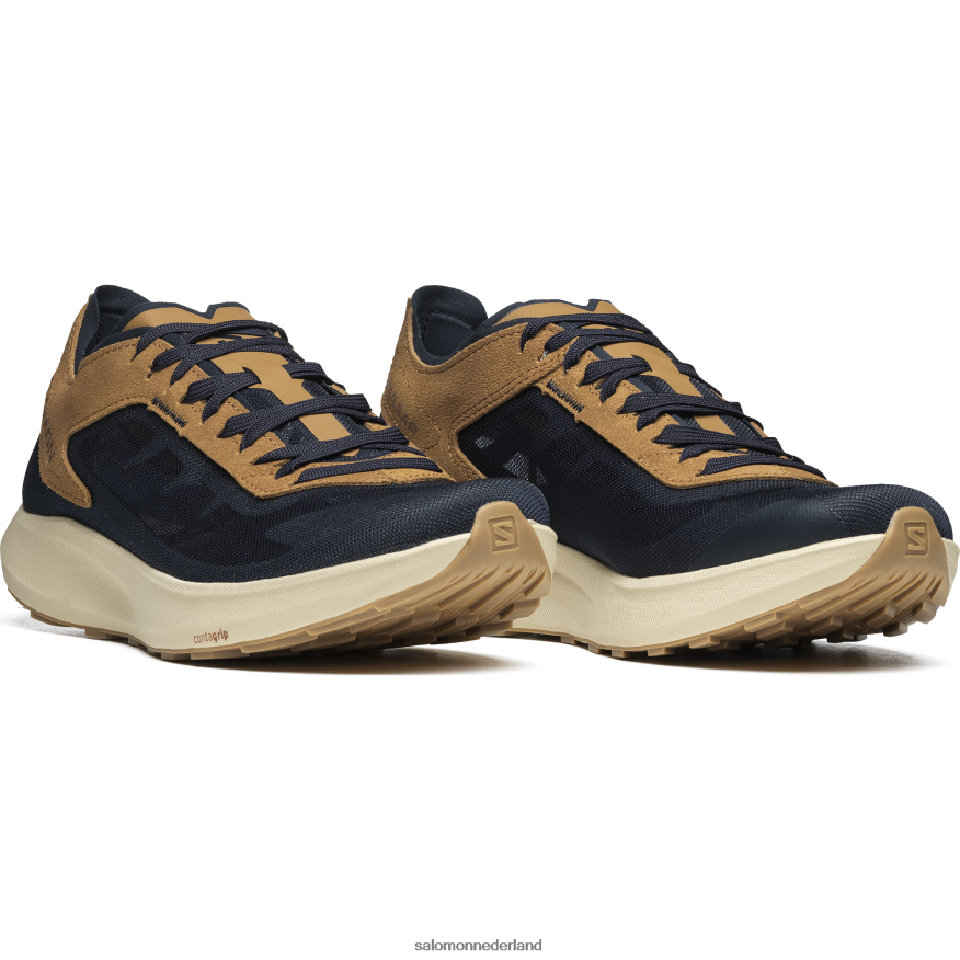 sportschoenen voor heren - pulsar prg donker saffier/rubber/vanille-ijs NTFJN6157 Salomon