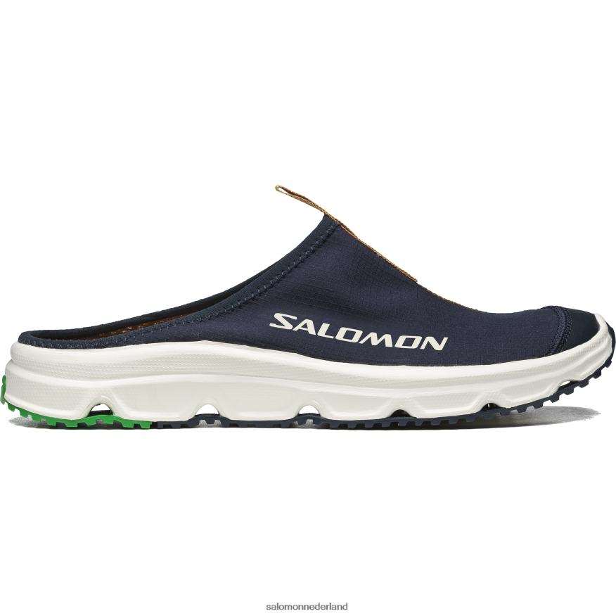 sportschoenen voor heren - rx slide 3.0 donker saffier/rubber/vrolijk groen NTFJN6155 Salomon
