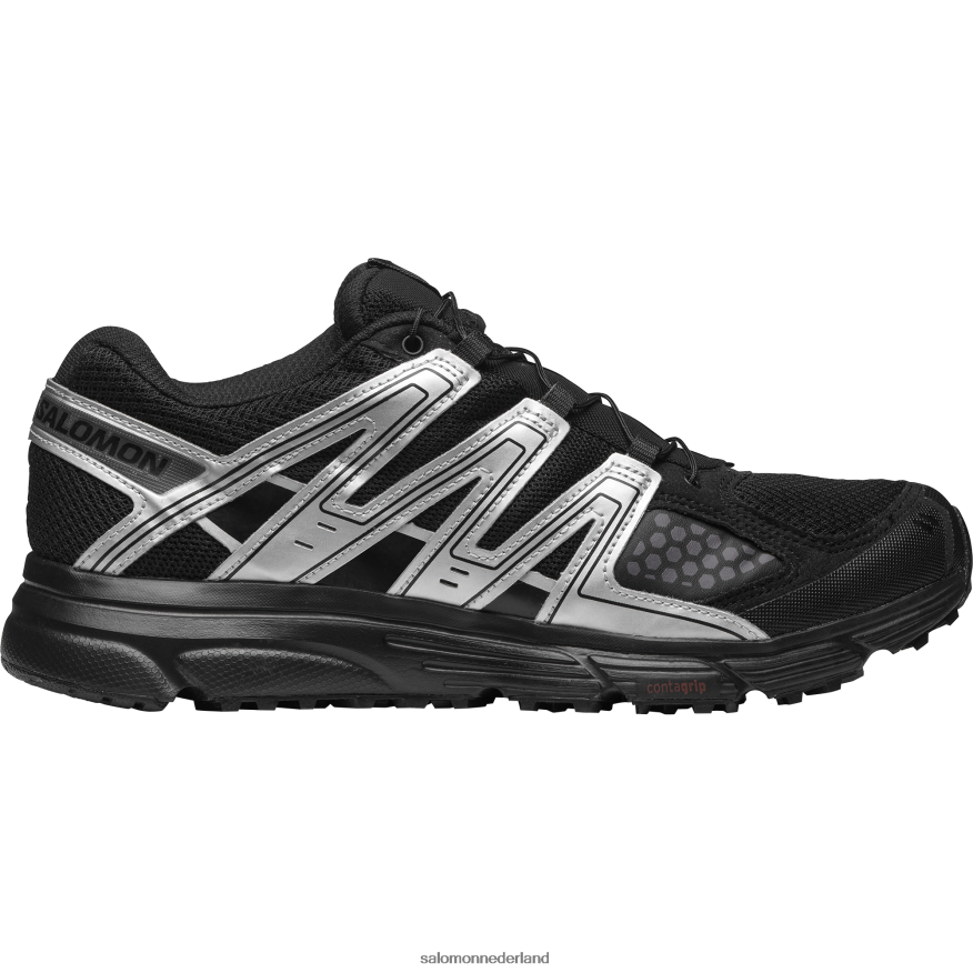 sportschoenen voor heren - x-mission 3 zwart/zilver metallic x/magneet NTFJN6204 Salomon