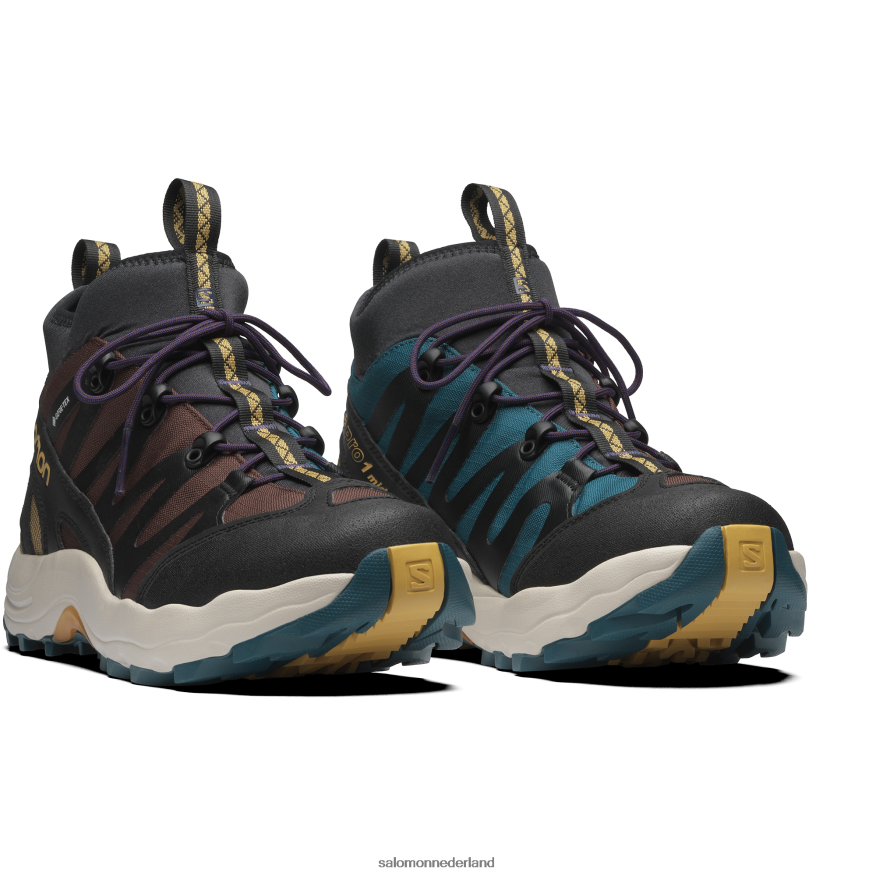 sportschoenen voor heren - xa pro 1 mid gore-tex chocolade fondant/arrowwood/zwart NTFJN6198 Salomon