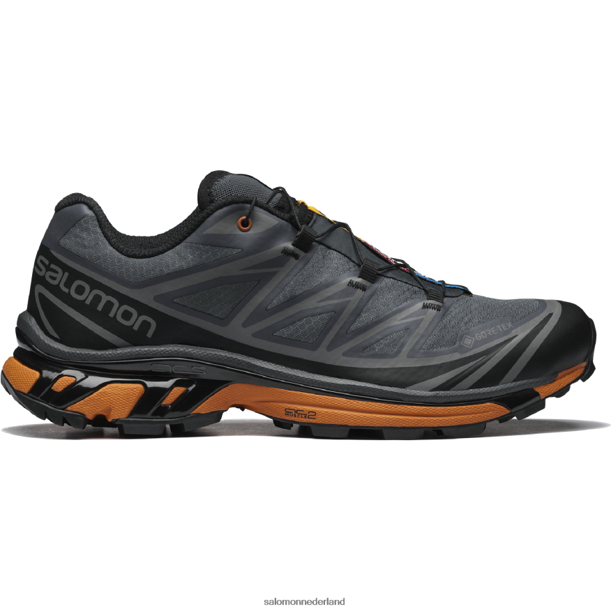 sportschoenen voor heren - xt-6 gore-tex utility zwart/ebbenhout/marmelade NTFJN6126 Salomon