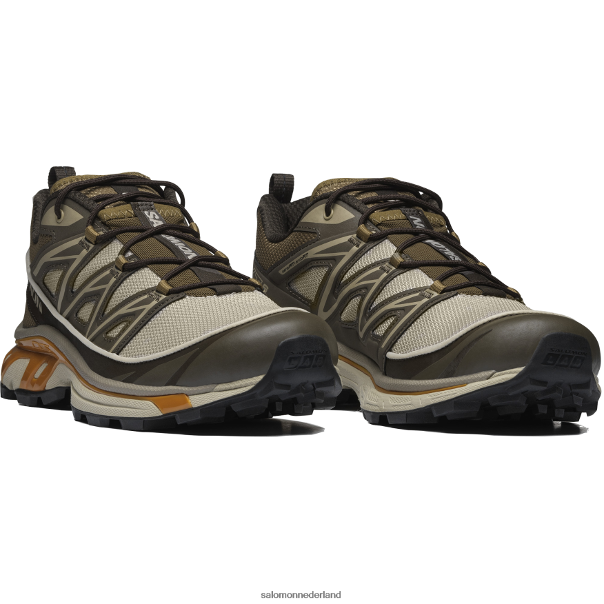 sportschoenen voor heren - xt-6 uitgestrektheid veergrijs/delicioso/gouden eik NTFJN699 Salomon