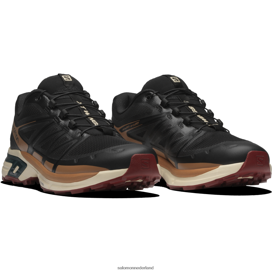 sportschoenen voor heren - xt-wings 2 zwart/gebleekt zand/ponderosa den NTFJN6197 Salomon