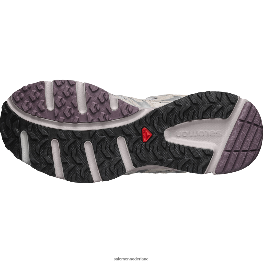 sportstijl herenschoenen - x-mission 4 suède pruimkatje/as van rozen/ftw zilver NTFJN6168 Salomon