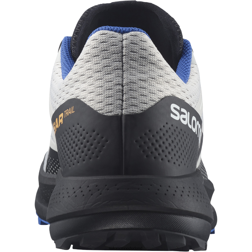 trailrunningschoenen voor heren - pulsar trail maansteen/zwart/oogverblindend blauw NTFJN61461 Salomon