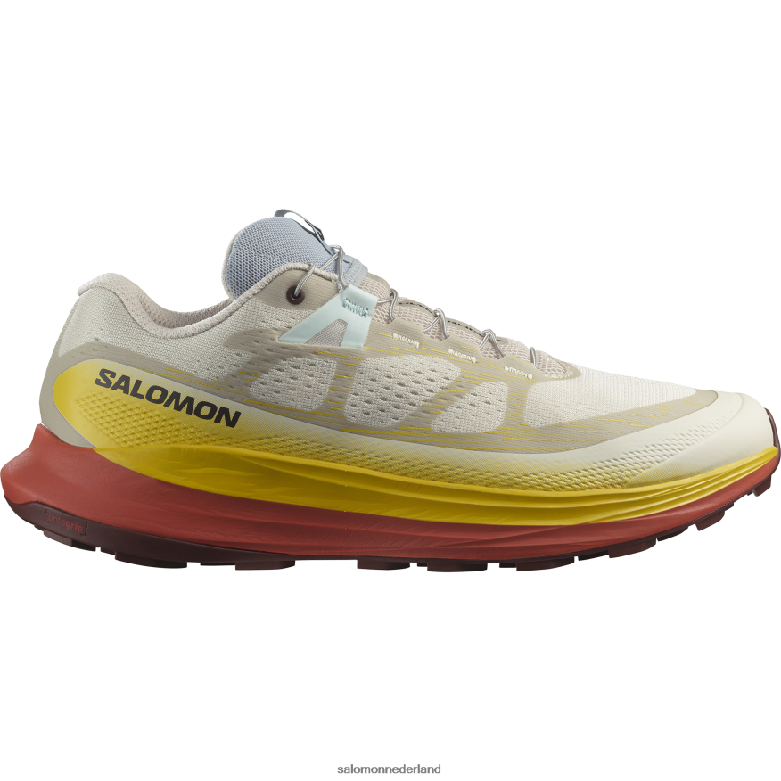 trailrunningschoenen voor heren - ultra glide 2 regenachtige dag/fresia/hete saus NTFJN61441 Salomon