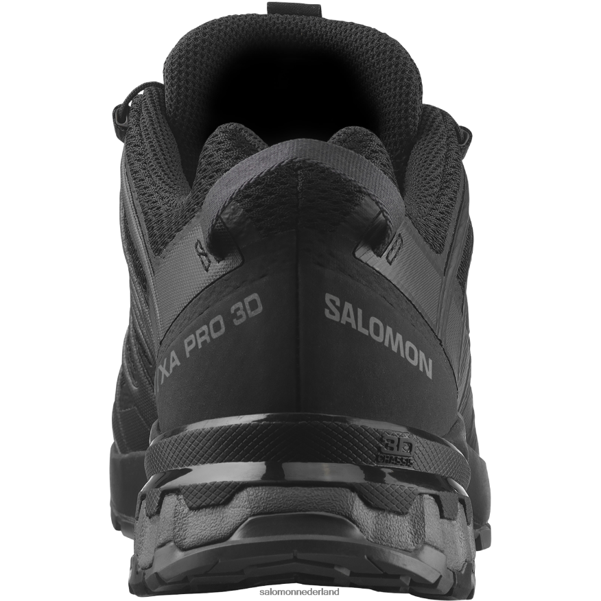trailrunningschoenen voor heren - xa pro 3d v8 breed zwart/magneet NTFJN61474 Salomon