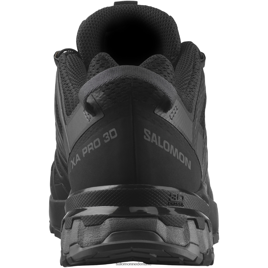 trailrunningschoenen voor heren - xa pro 3d v8 zwart/magneet NTFJN61479 Salomon
