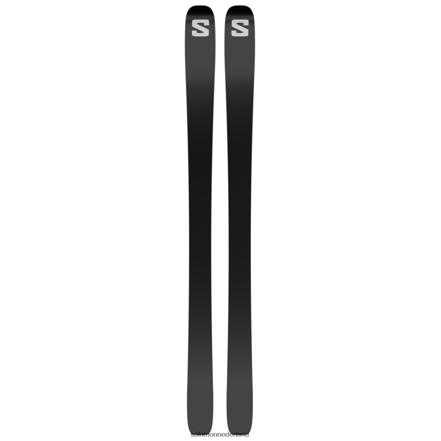 all-mountain ski's voor heren, stand 96 zwart/donkergrijs/bleek kakhi metallic NTFJN61213 Salomon