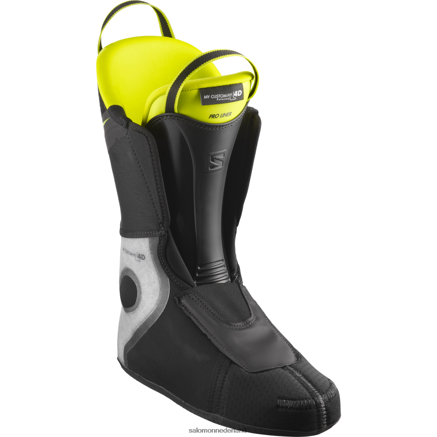 Heren pistelaarzen - s/pro mv 110 zwart/zuurgroen/donkerzilver metallics05 NTFJN61231 Salomon