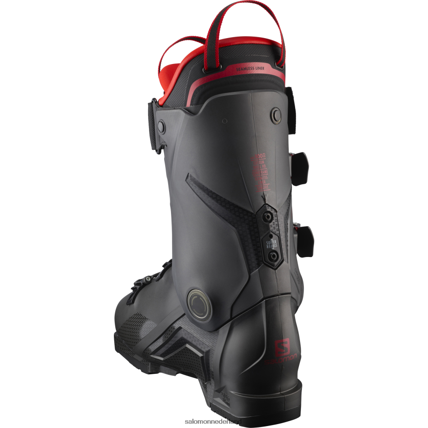 Heren pistelaarzen - s/pro mv 120 belluga/rood/zwart NTFJN61222 Salomon