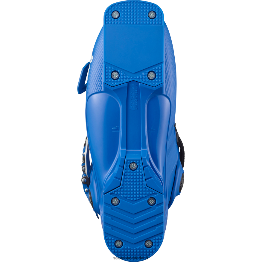 heren pistelaarzen - s/pro alpha 130 el ras blauw/wit NTFJN61215 Salomon