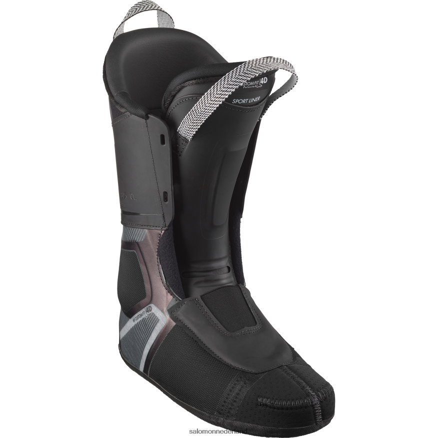 pistelaarzen voor heren - s/pro alpha 110 zwart/titanium metaal NTFJN61237 Salomon