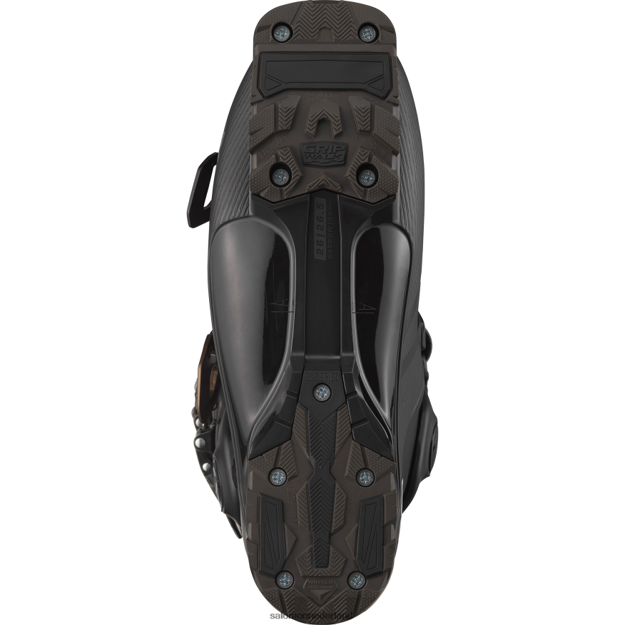 pistelaarzen voor heren - s/pro alpha 110 zwart/titanium metaal NTFJN61237 Salomon