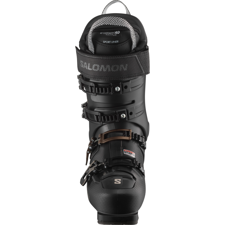 pistelaarzen voor heren - s/pro alpha 110 zwart/titanium metaal NTFJN61237 Salomon