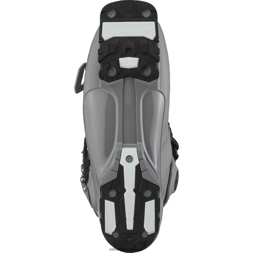 pistelaarzen voor heren - s/pro alpha 120 staalgrijs/pastel neongroen 1/zwart NTFJN61230 Salomon