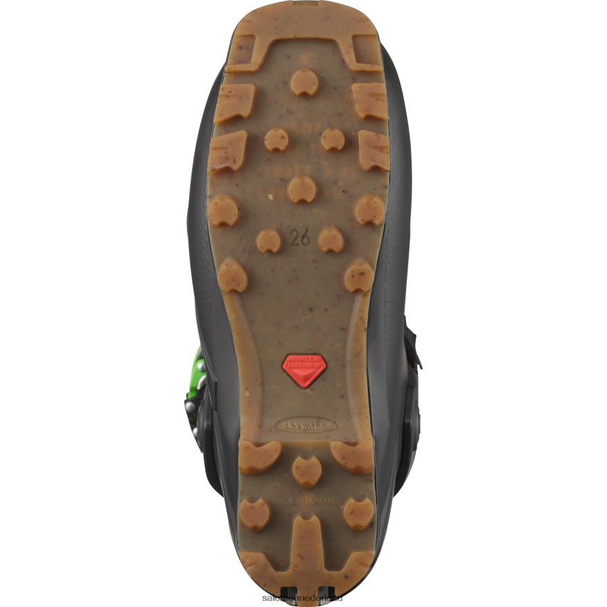 toerlaarzen voor heren - mtn Summit Pure zwart/pastel neongroen 1/regenachtige dag NTFJN61233 Salomon