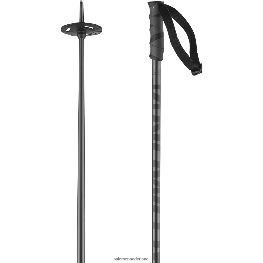 alpine stokken voor heren - hacker zwart NTFJN61253 Salomon