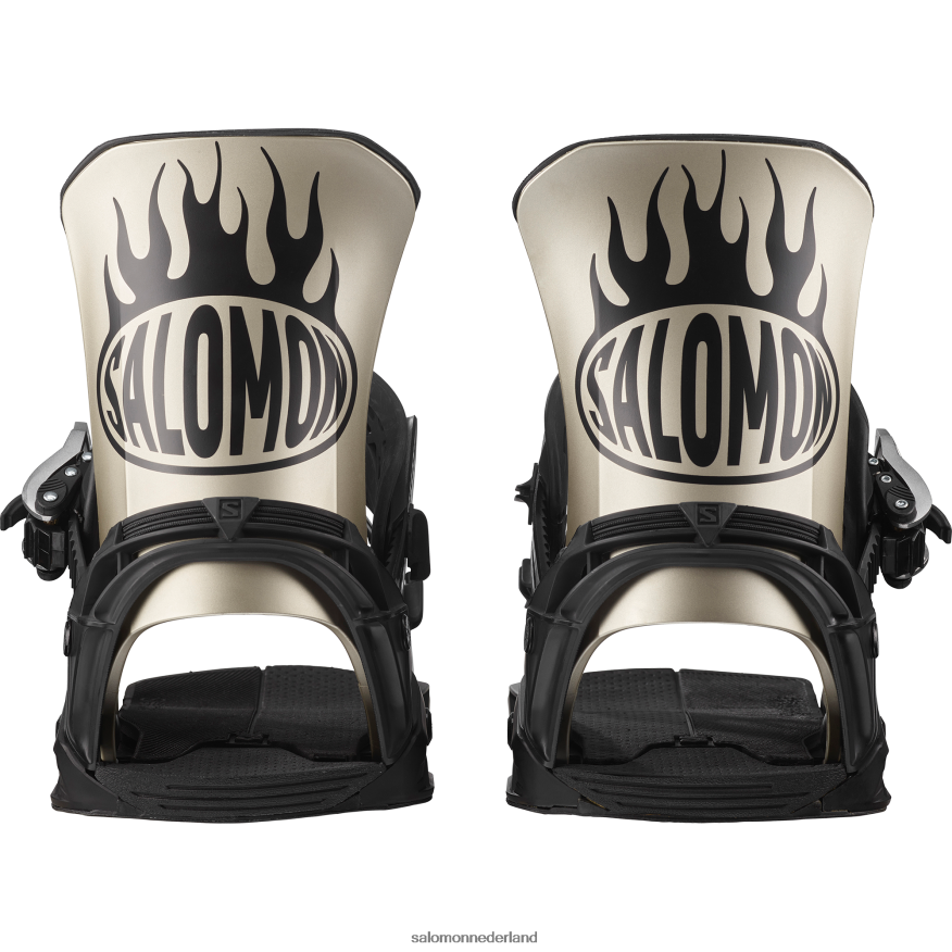 heren snowboardbindingen - district pro team metaalachtig goud NTFJN6619 Salomon