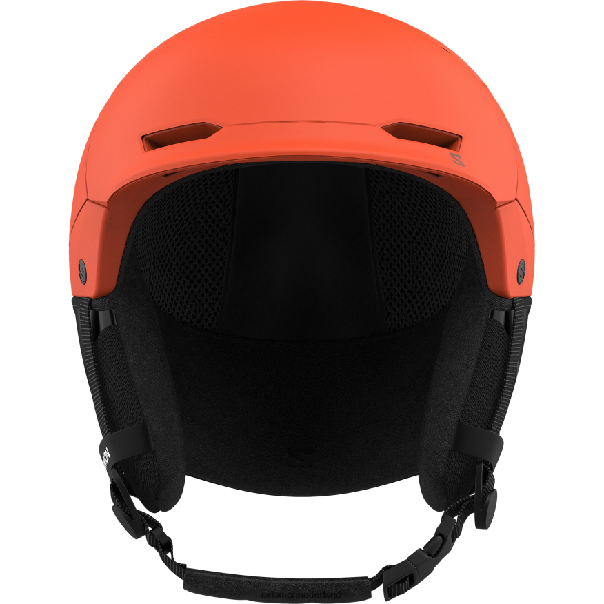 herenhelm - husk pro rood oranje NTFJN6627 Salomon