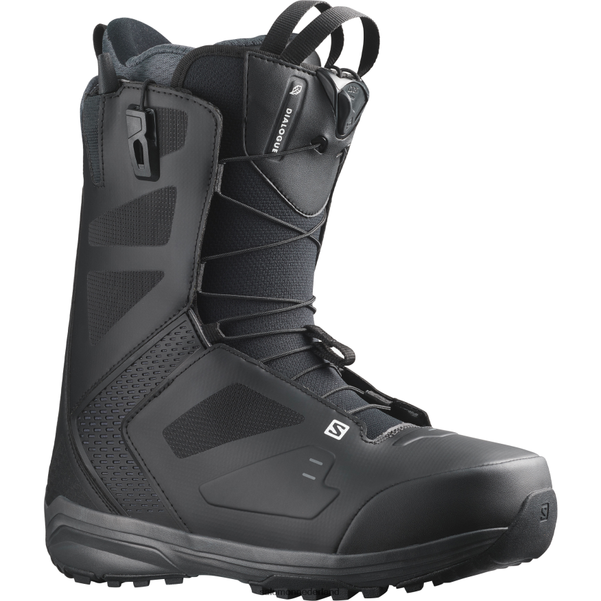 heren snowboardschoenen - dialoog zwart/magneet NTFJN6595 Salomon