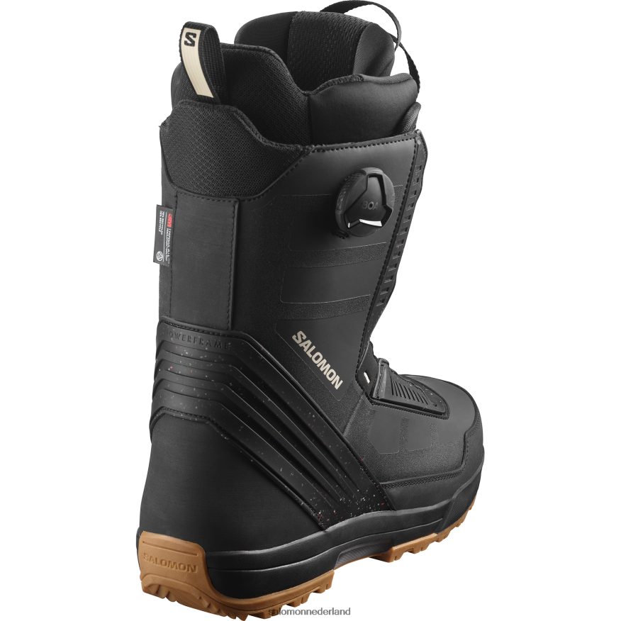 heren snowboardschoenen - malamute dual boa zwart NTFJN6582 Salomon