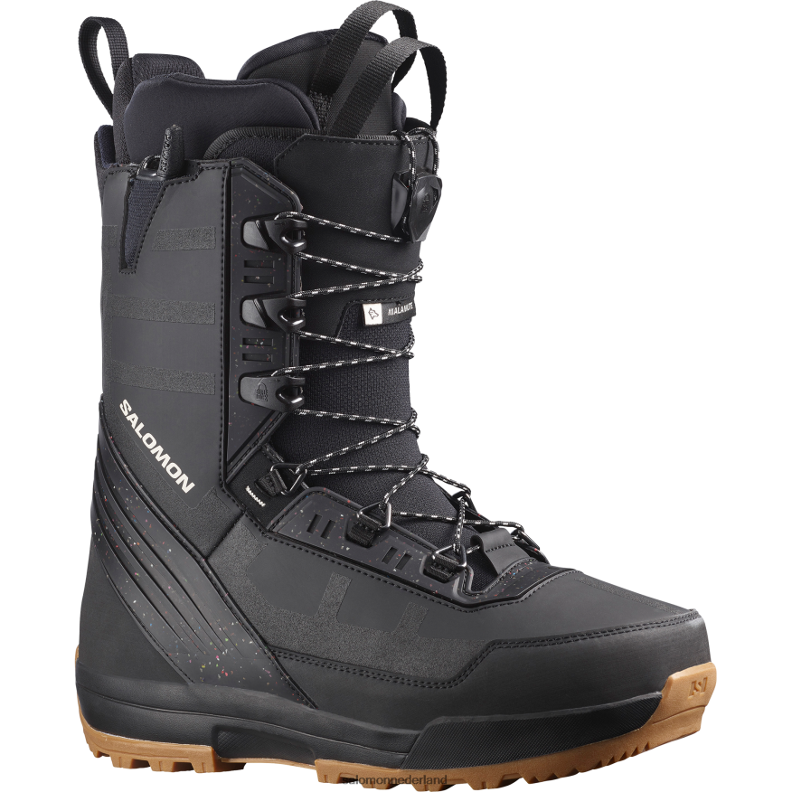 heren snowboardschoenen - malamute zwart NTFJN6583 Salomon