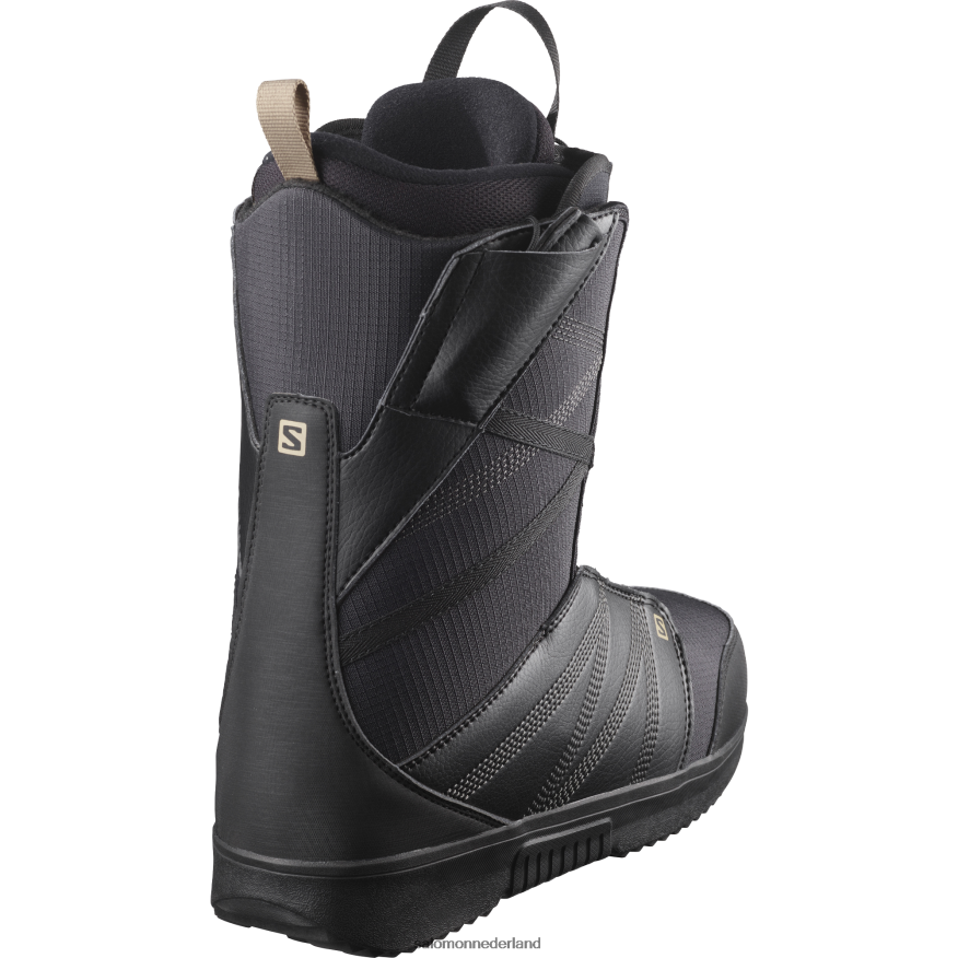 heren snowboardschoenen - titan zwart/geroosterde cashewnoten NTFJN6596 Salomon